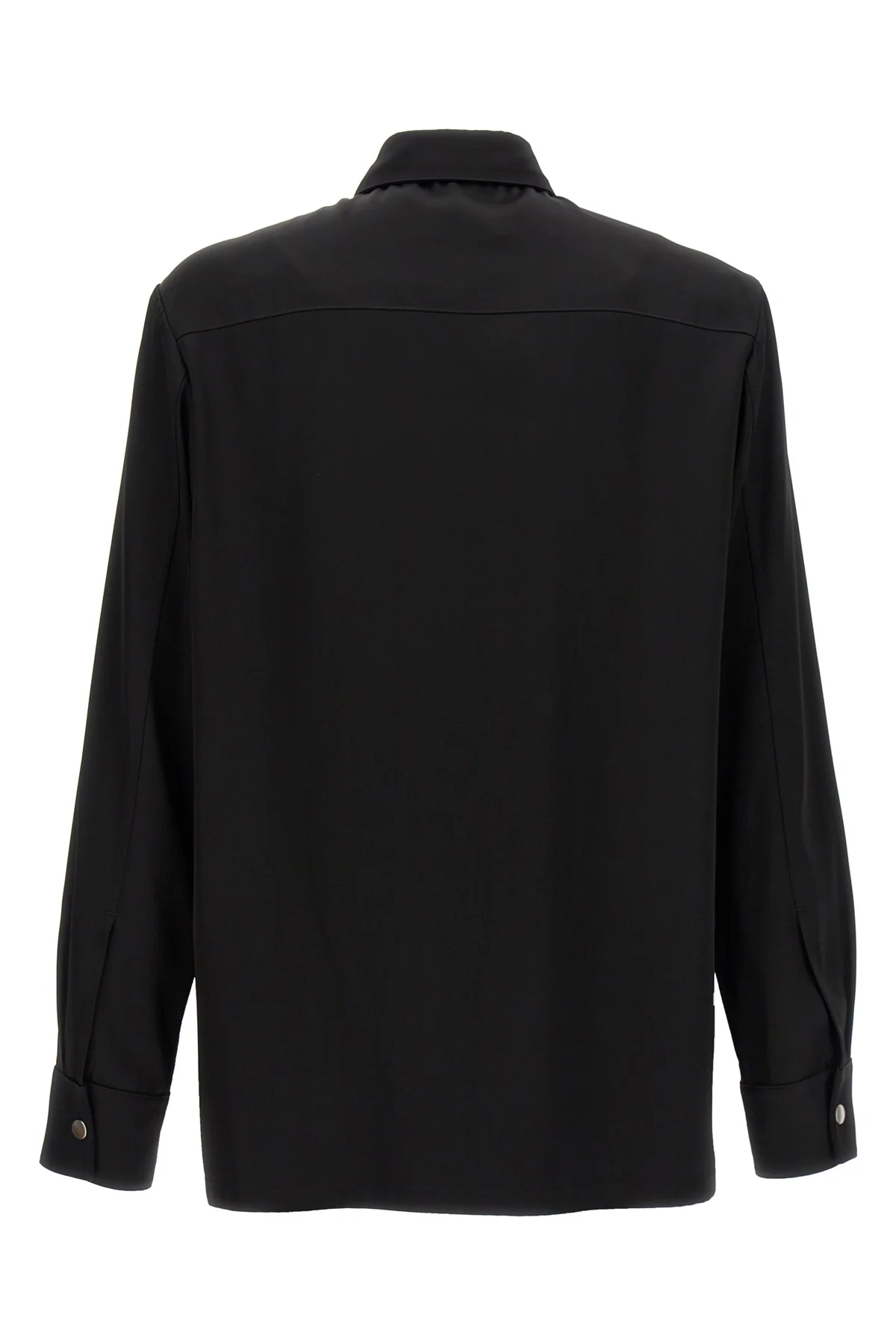 121 viscose and silk blend twill shirt