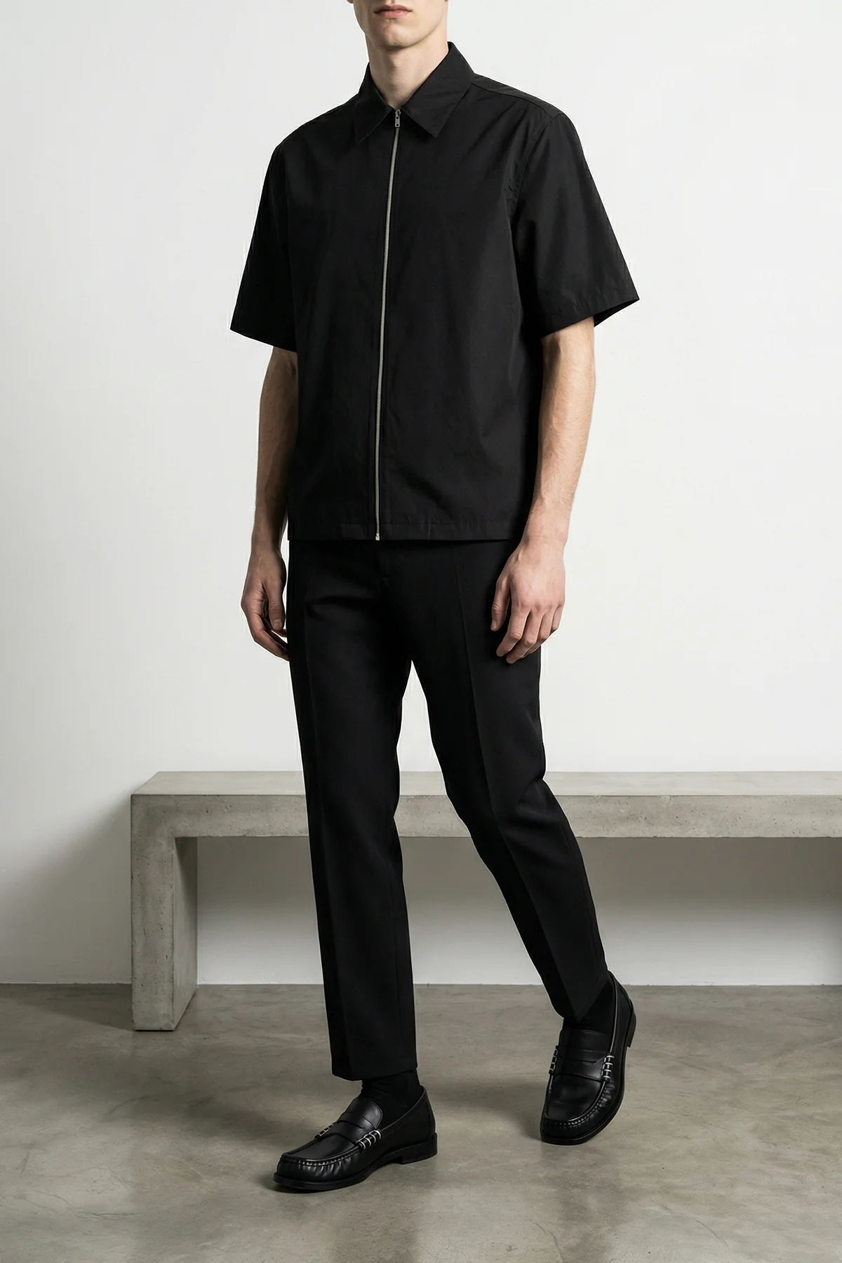 JIL SANDER 52 201 shirt in heavy cotton poplin