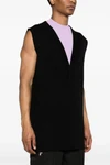 wool blend knit vest