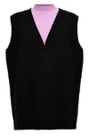 wool blend knit vest