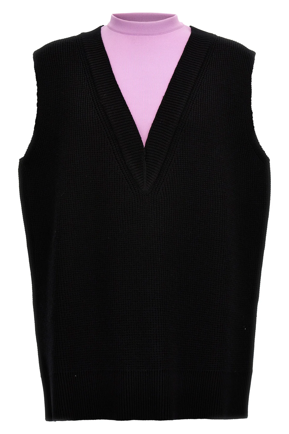 wool blend knit vest