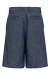 210 cotton denim bermuda shorts