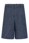 210 cotton denim bermuda shorts