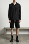 fleece cotton bermuda shorts