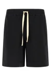 fleece cotton bermuda shorts