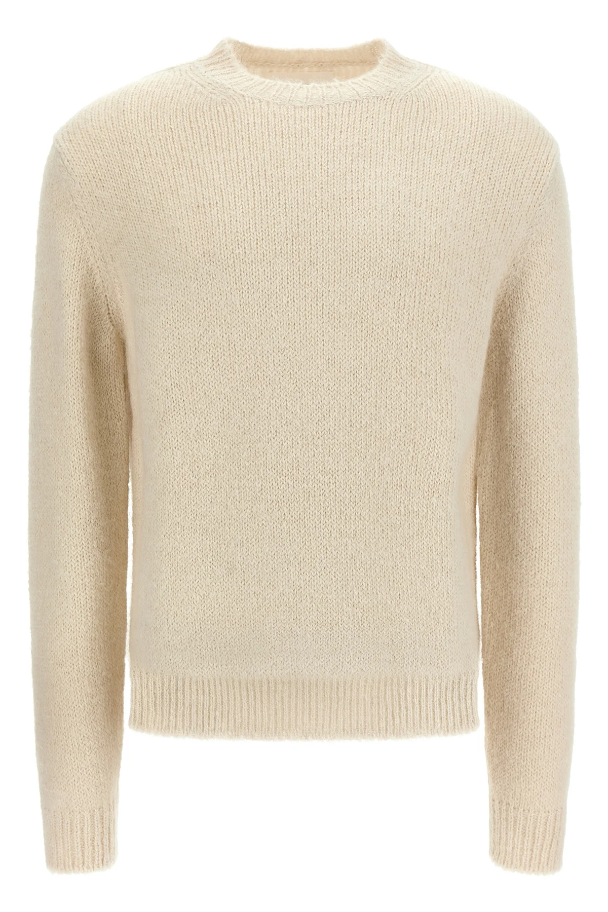 JIL SANDER 52 medium weight alpaca wool blend sweater