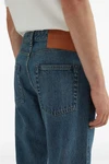 266 jeans in washed and bleached raw japanese denim