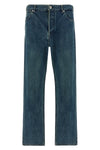 266 jeans in washed and bleached raw japanese denim