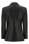 the balmain lambskin blazer redefines the codes of tailoring through a rigorous