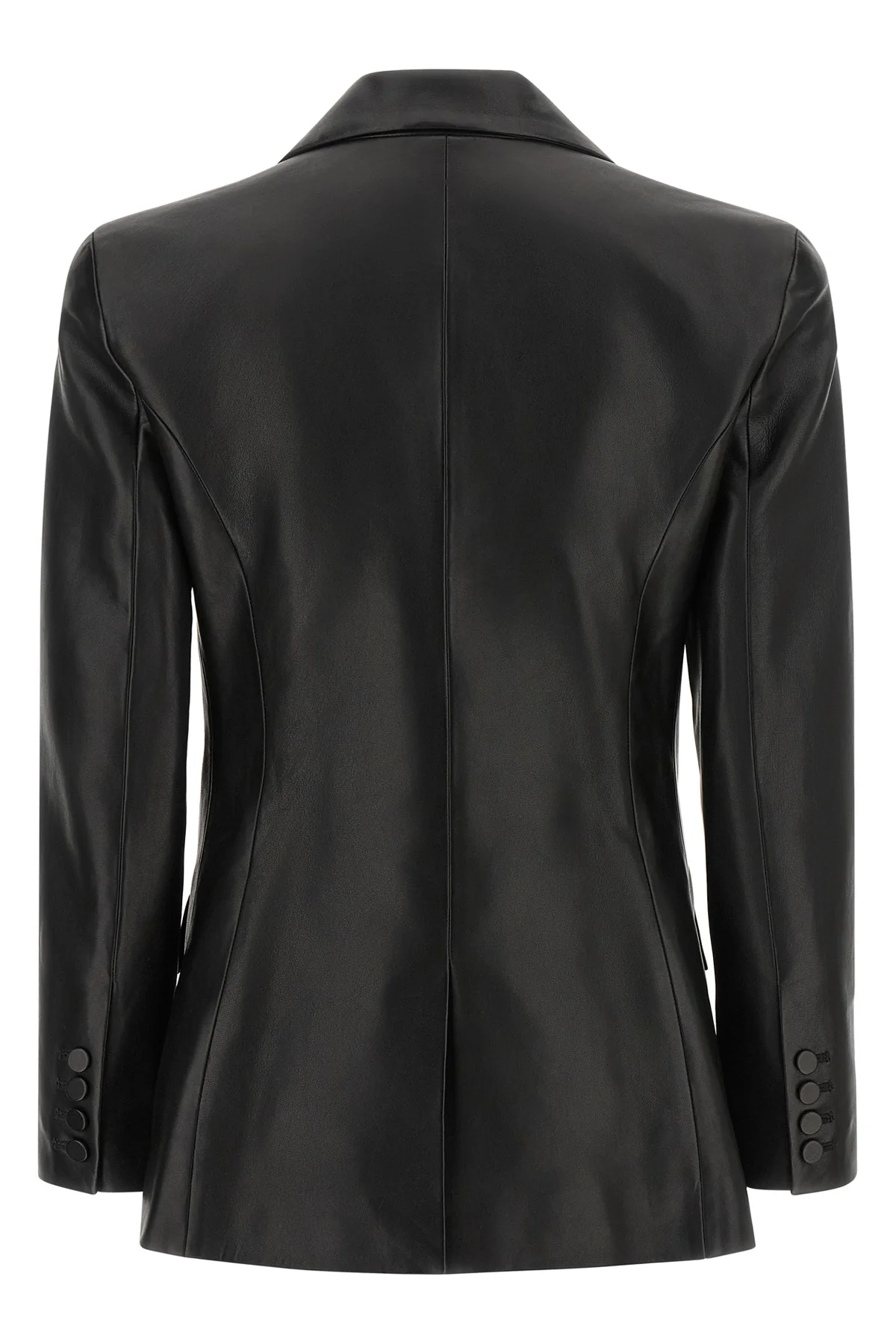 the balmain lambskin blazer redefines the codes of tailoring through a rigorous