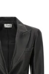 the balmain lambskin blazer redefines the codes of tailoring through a rigorous