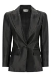 the balmain lambskin blazer redefines the codes of tailoring through a rigorous