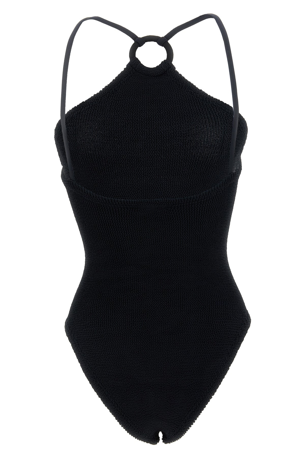 HUNZA G OS jasmine one-piece swimsuit in original crinkle(tm)