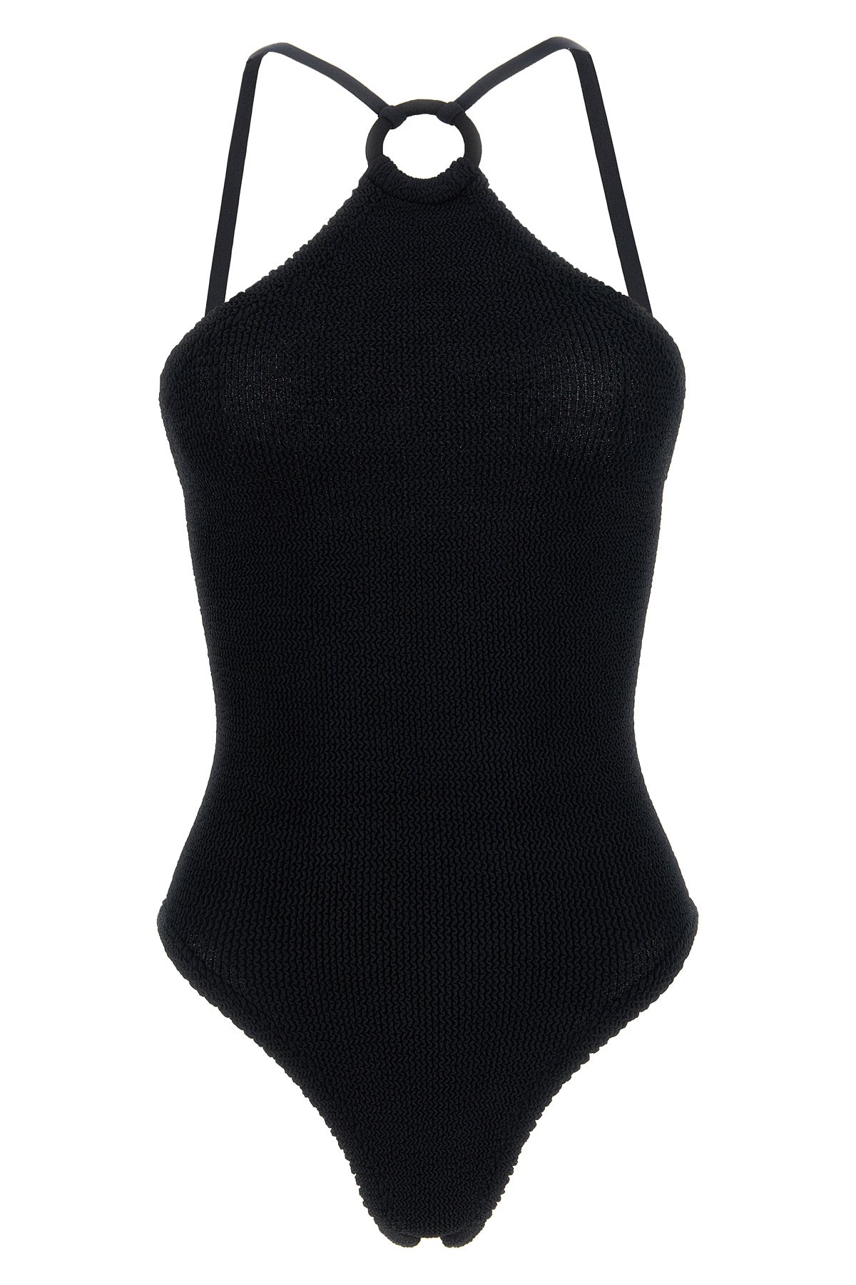 HUNZA G OS jasmine one-piece swimsuit in original crinkle(tm)