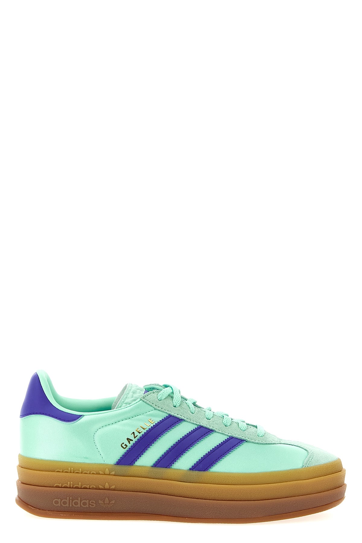 ADIDAS ORIGINALS 4.5 gazelle bold nylon and suede sneakers