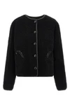 tatoosh gliss reversible suede and shearling jacket
