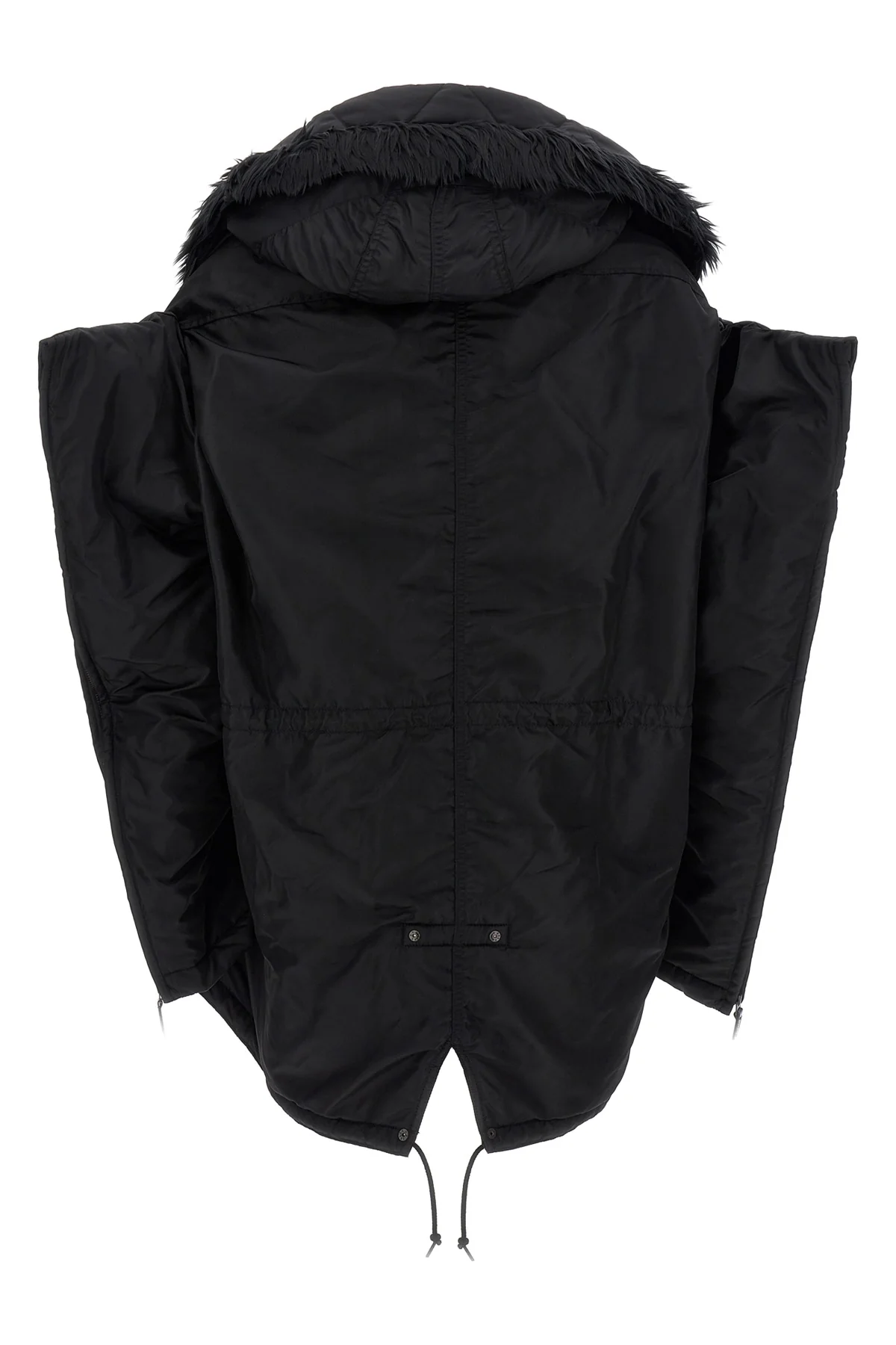 oversize nylon down jacket