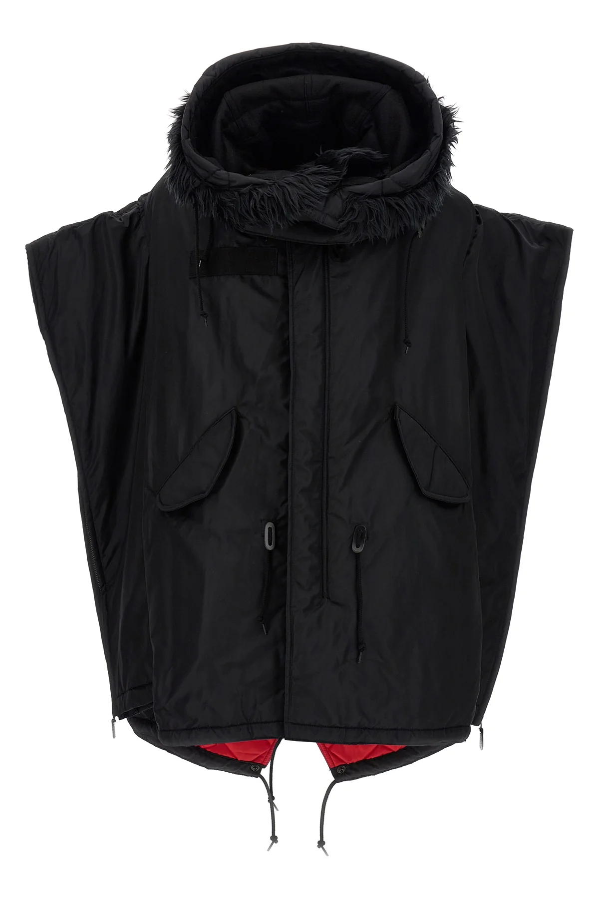 oversize nylon down jacket