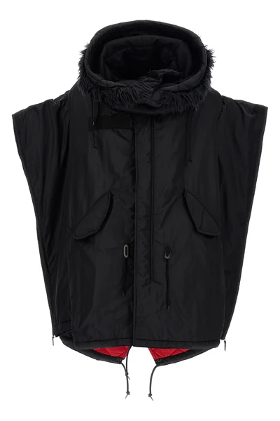 oversize nylon down jacket