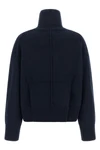 the loulou studio jonah turtleneck jersey in navy blue redefines the codes of