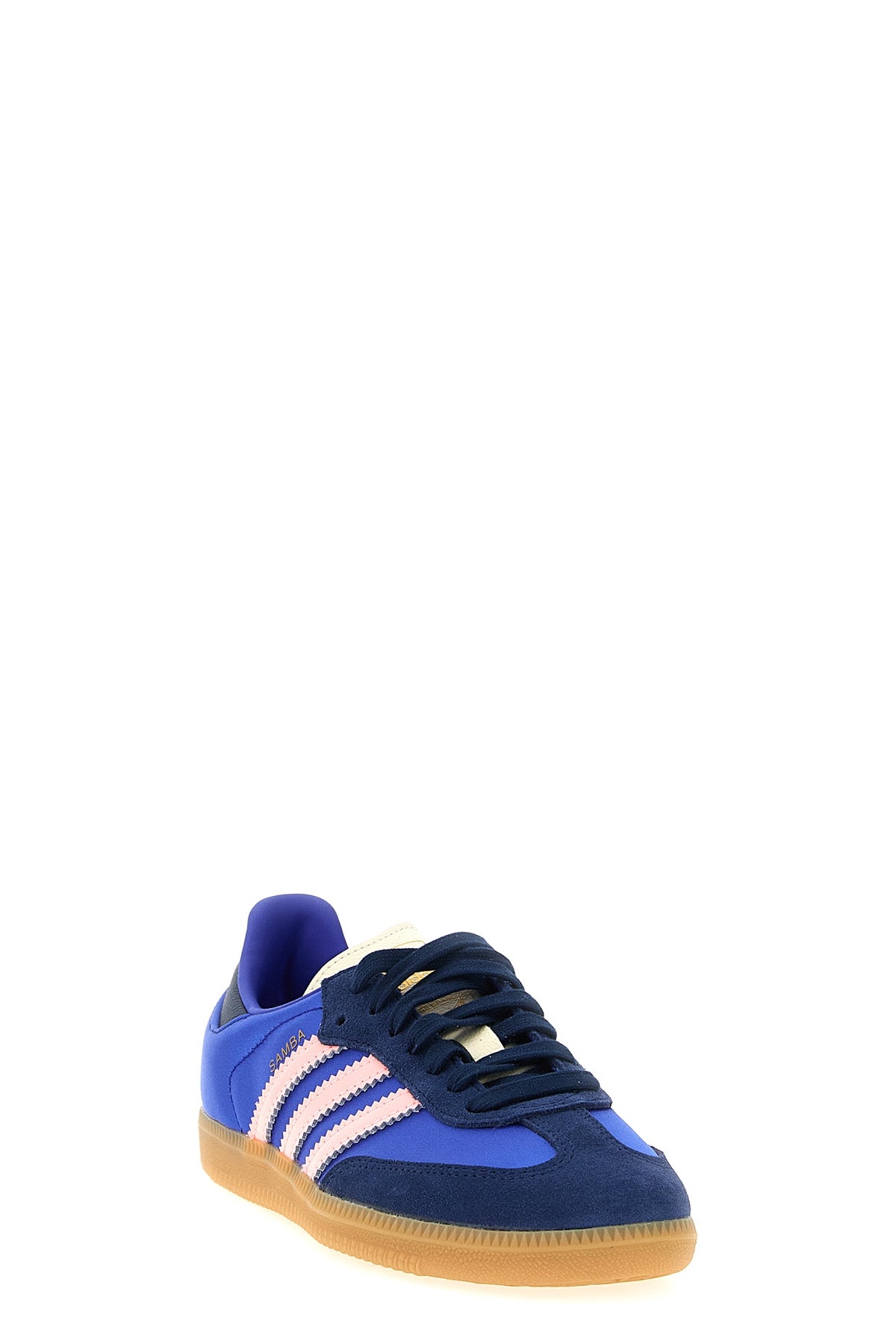 ADIDAS ORIGINALS 3.5 samba og satin and leather sneakers