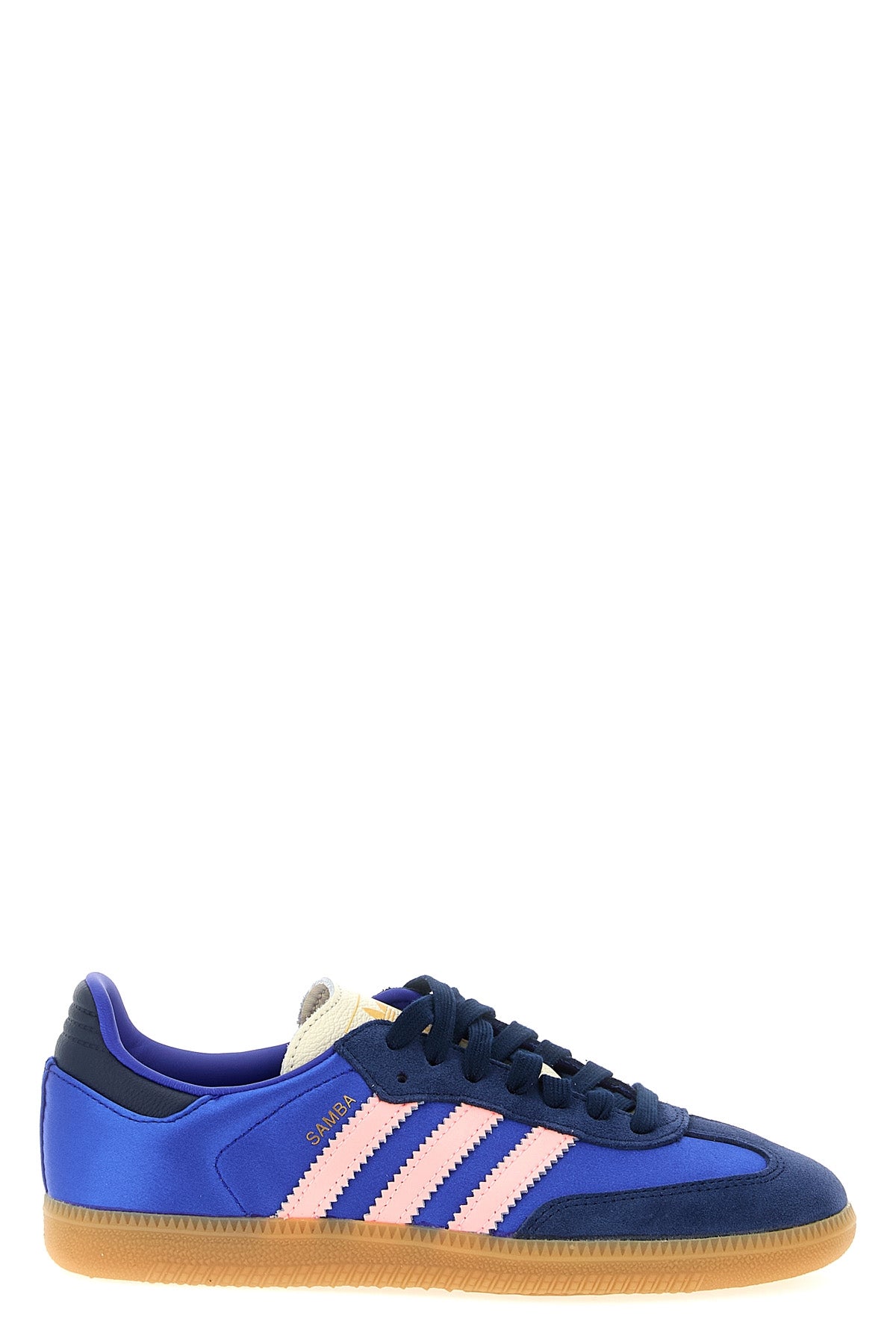 ADIDAS ORIGINALS 3.5 samba og satin and leather sneakers