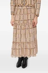 diya long skirt in printed cotton voile