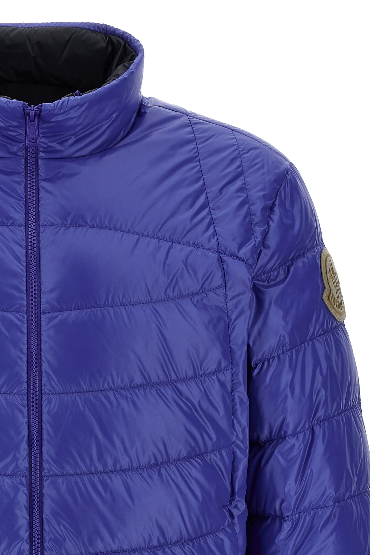 galeso super laqué nylon jacket slightly padded