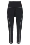 leggings in stretch nylon blend fabric