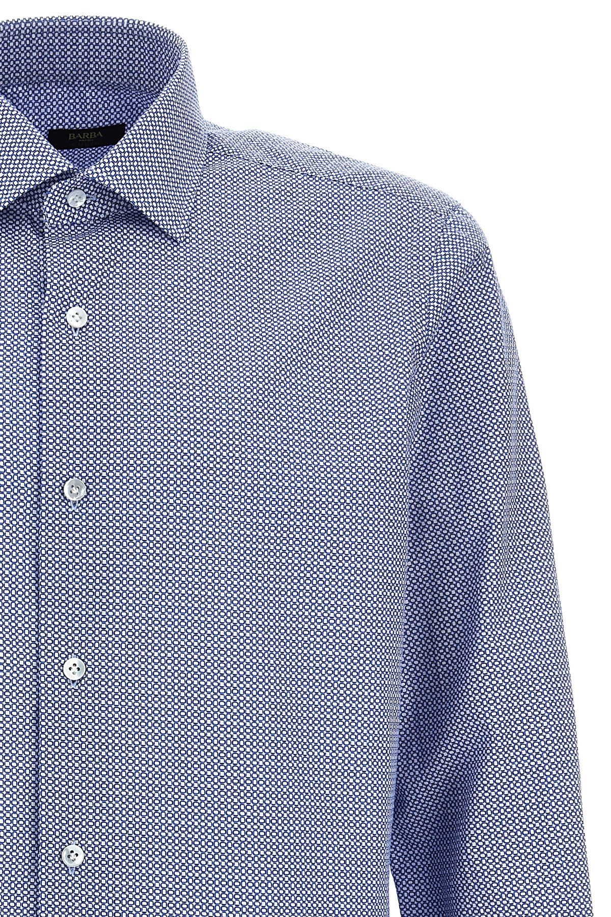 culto patterned cotton shirt