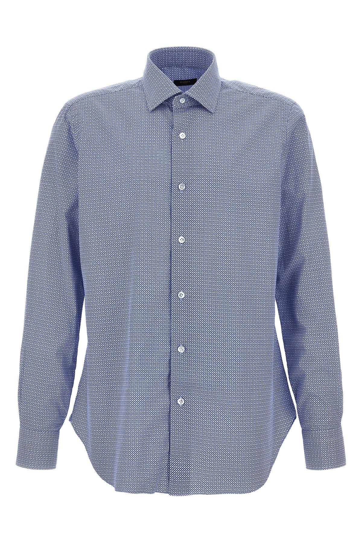 culto patterned cotton shirt