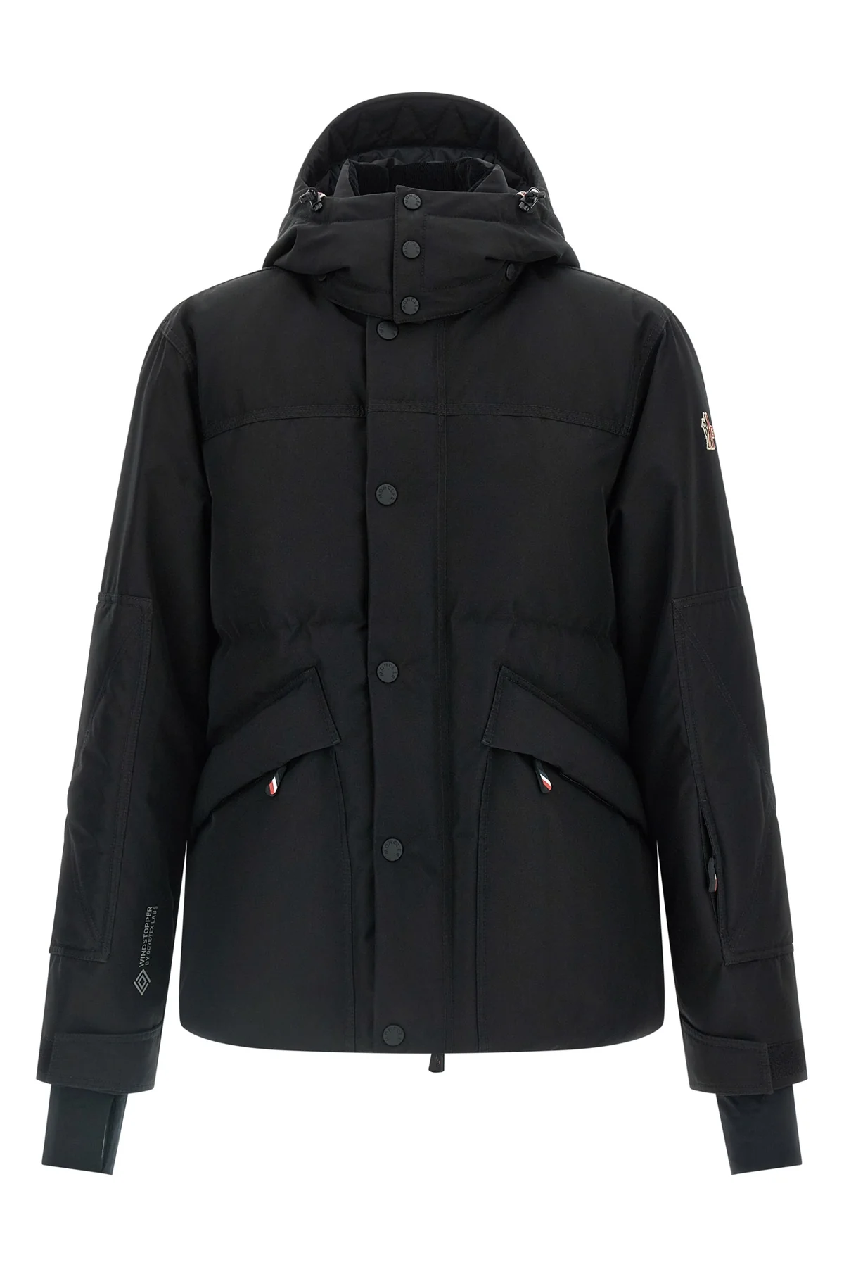 elfin ski jacket in water-repellent quilted tech fabric