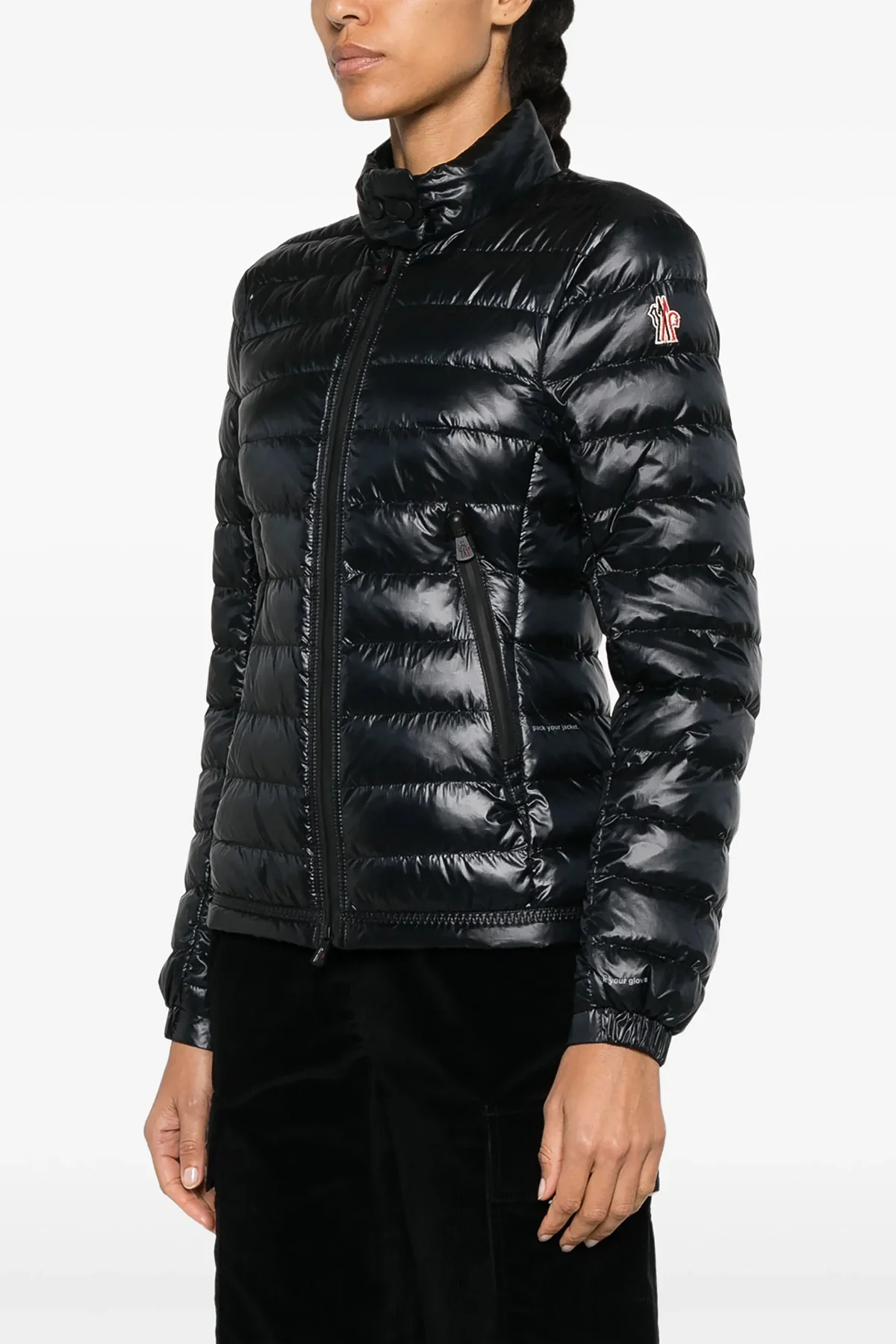 walibi quilted water-repellent micro ripstop down jacket
