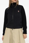 tricot wool knit cardigan