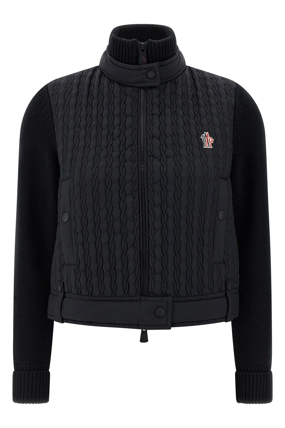 tricot wool knit cardigan