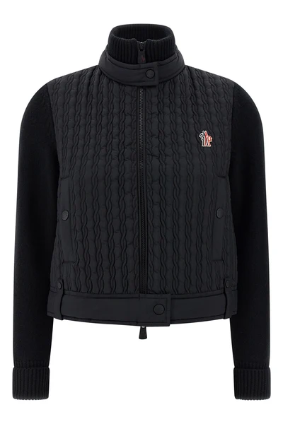 tricot wool knit cardigan