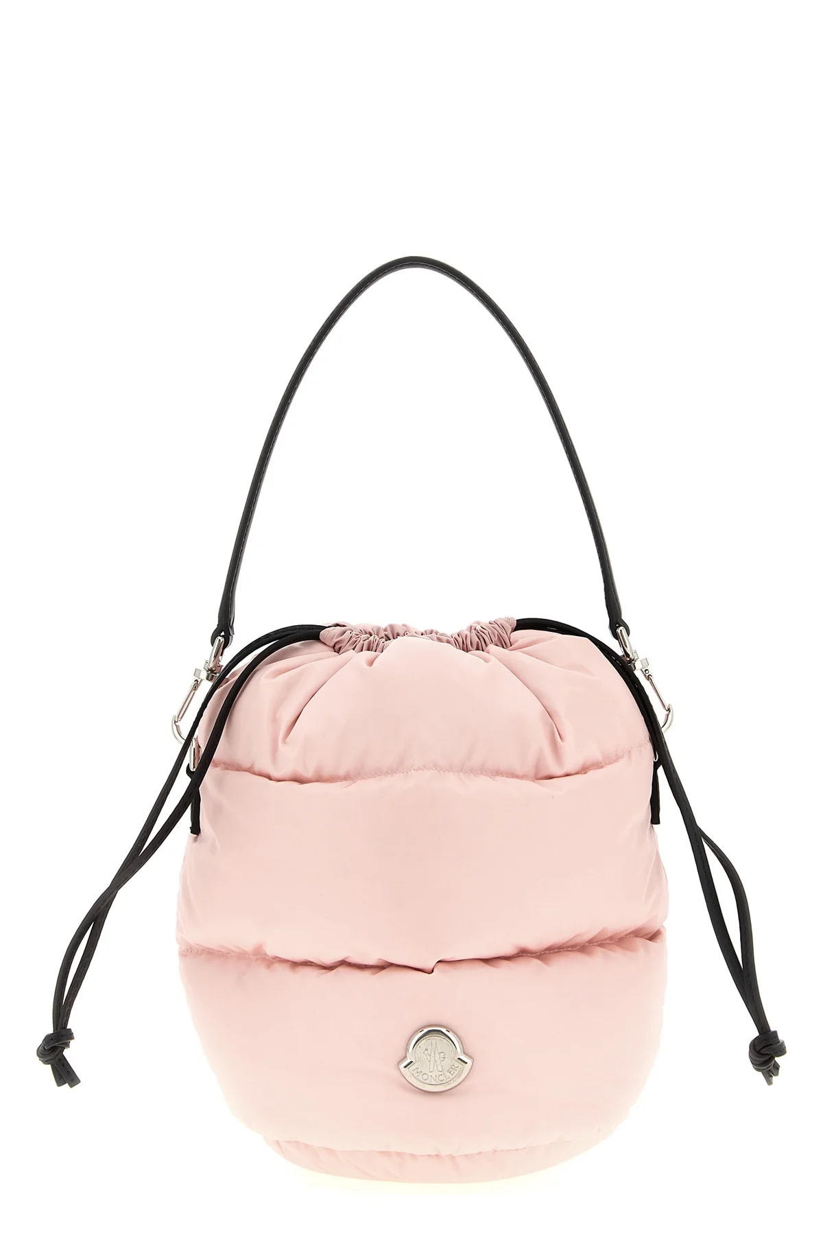 caradoc bucket bag in water-repellent padded boudin quilted nylon