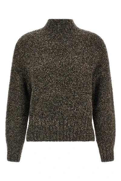 the agnona high neck sweater is made of a precious blend of cashmere