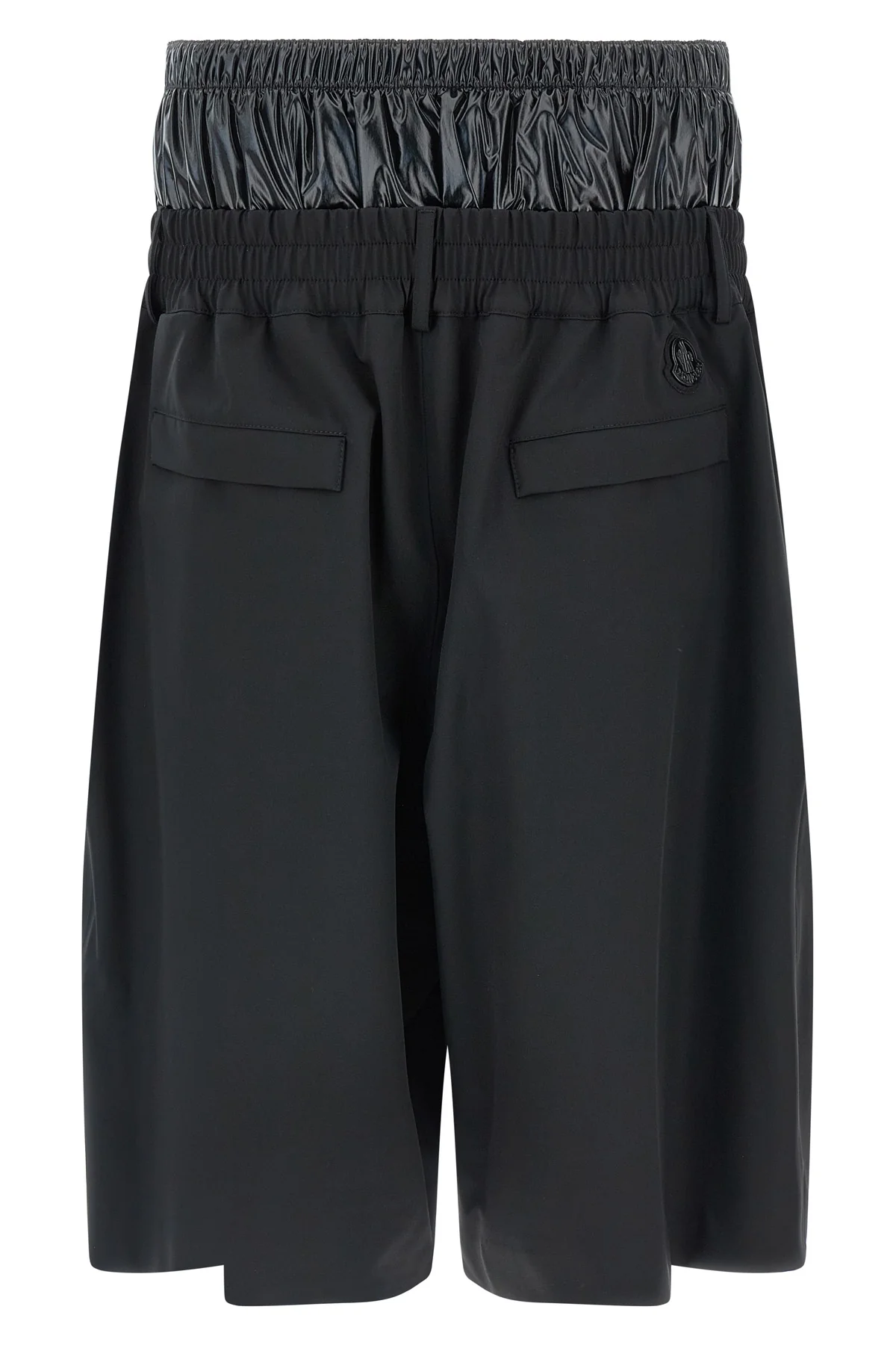 MONCLER GENIUS 48 moncler x a$ap rocky bermuda shorts in technical fabric