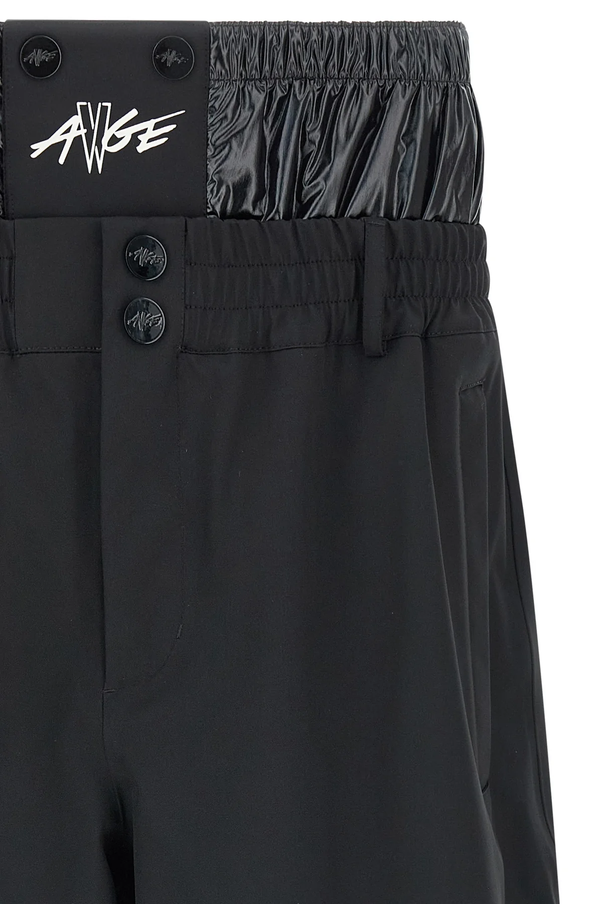 moncler x a$ap rocky bermuda shorts in technical fabric