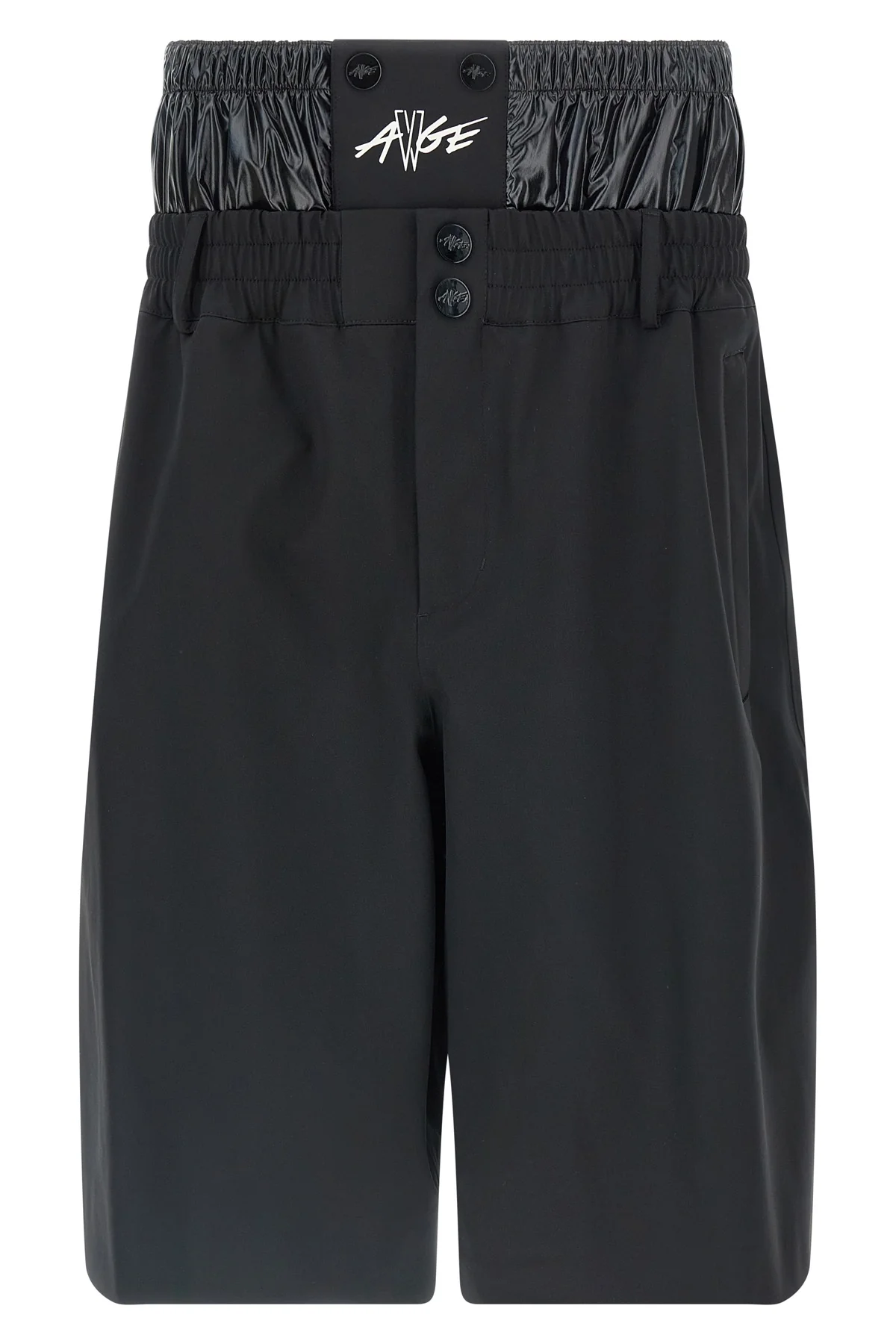 MONCLER GENIUS 48 moncler x a$ap rocky bermuda shorts in technical fabric