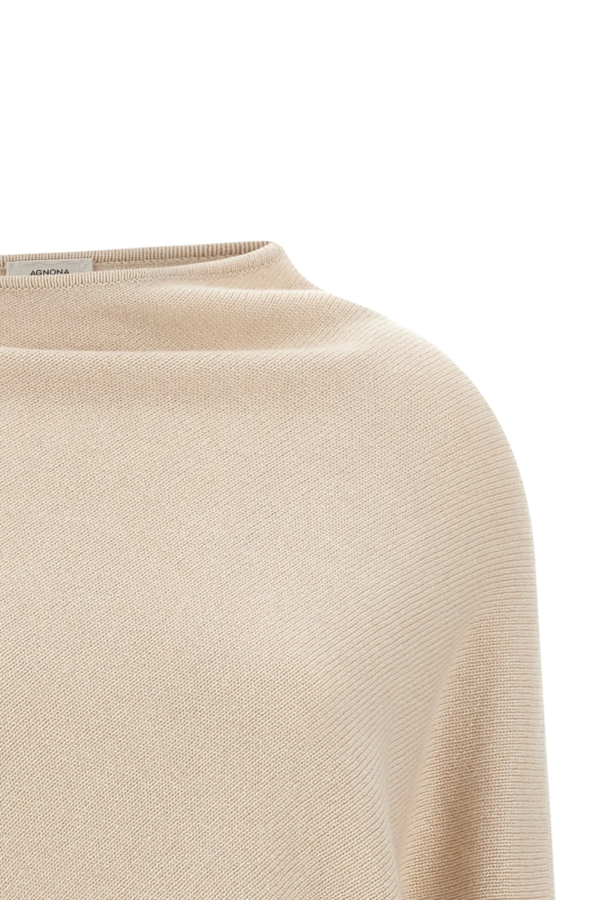 the agnona jersey redefines the codes of luxury knitwear through a fluid and dec