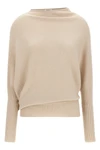 the agnona jersey redefines the codes of luxury knitwear through a fluid and dec