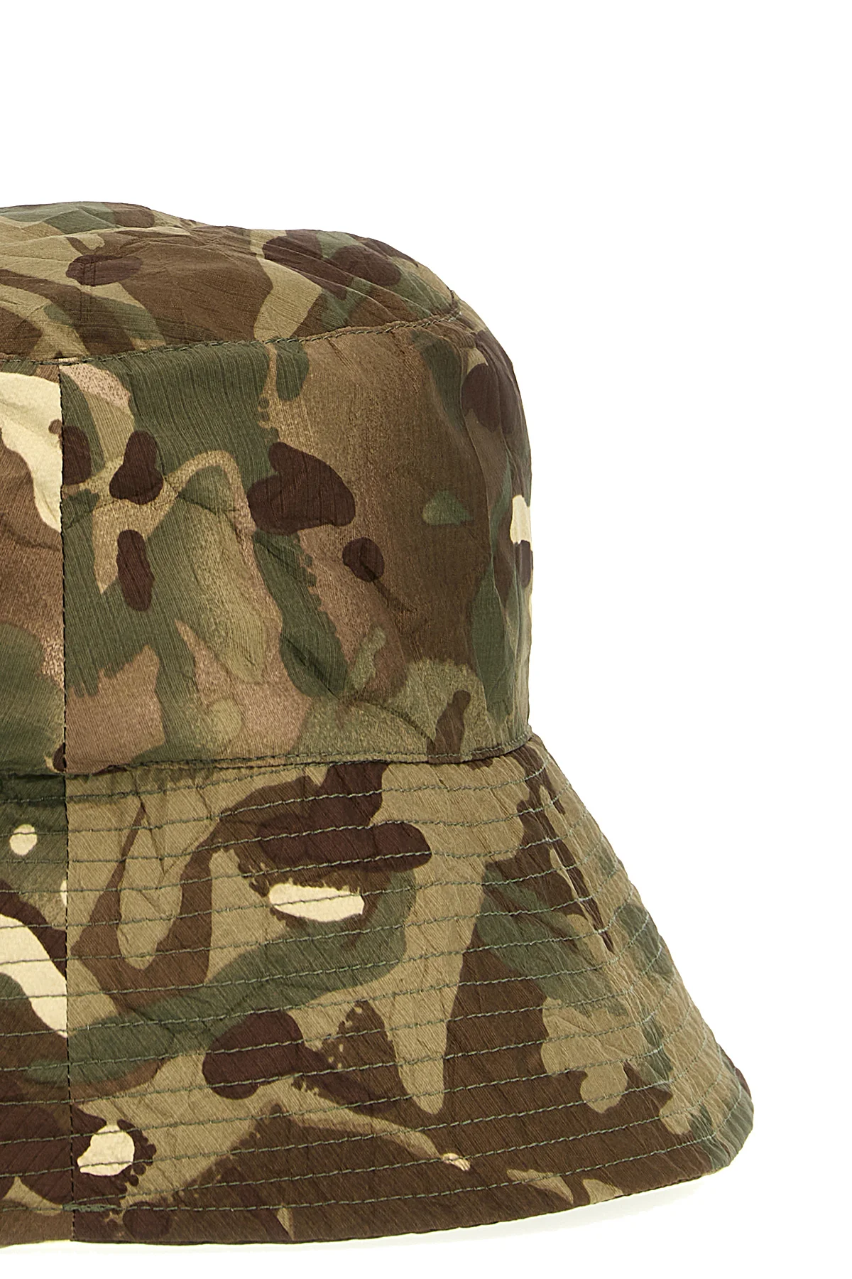 all-over camouflage bucket hat