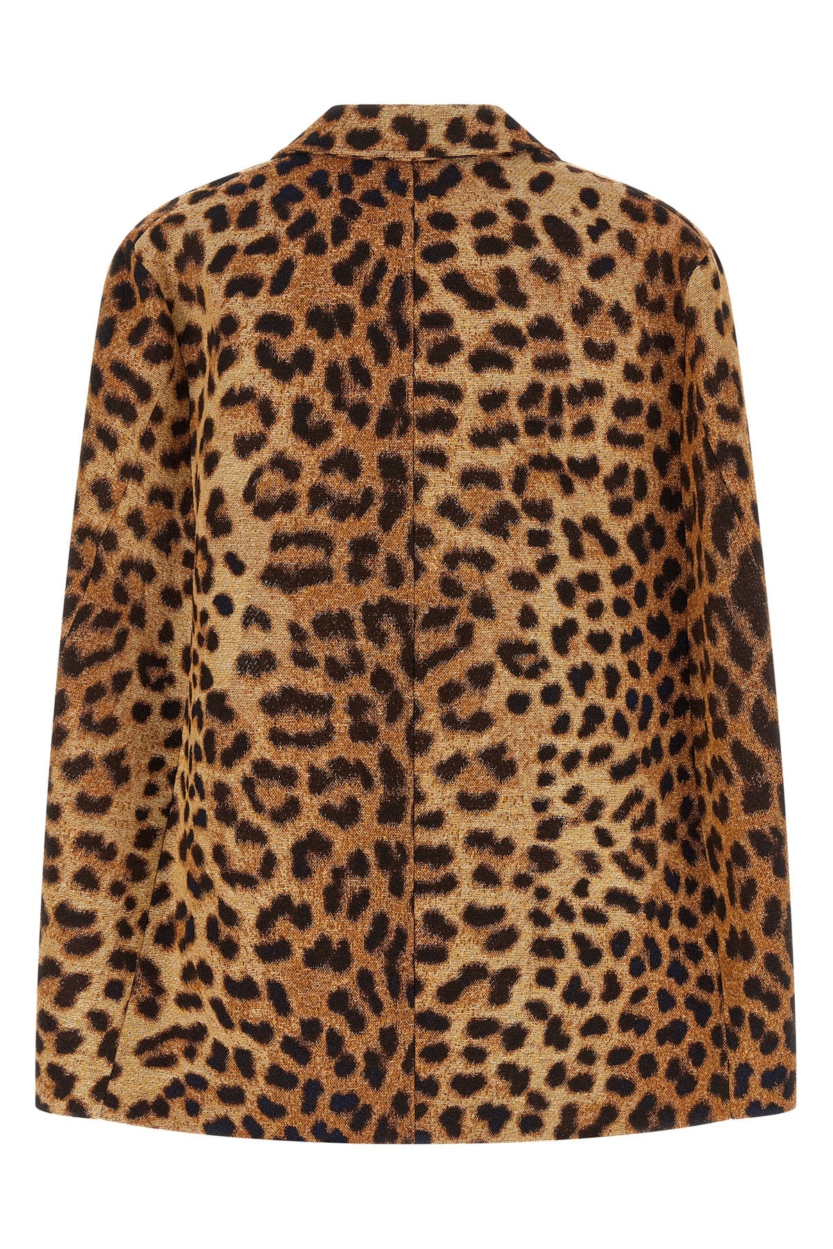 the federica bonifaci cape leopard blazer redefines the codes of contemporary