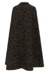 federica bonifaci leopard cape stands out for its flared and enveloping silhou