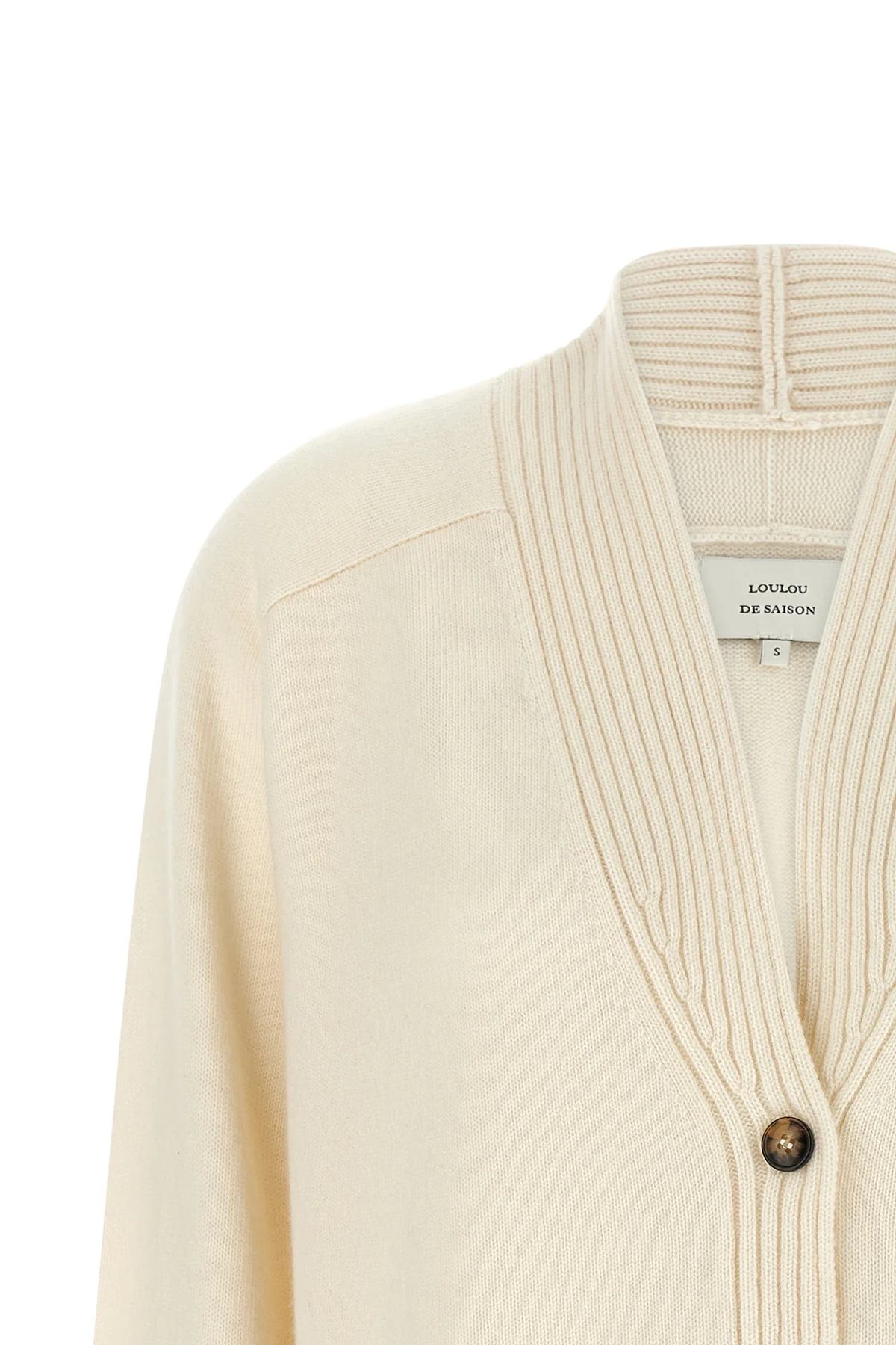 the loulou studio kaia cardigan defines a relaxed silhouette through a pure ca
