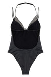 kate satin lycra one-piece swimsuit