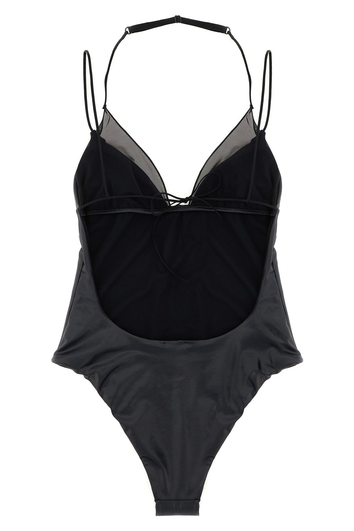 kate satin lycra one-piece swimsuit