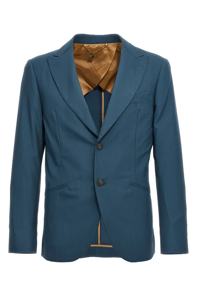 keanu single-breasted blazer in cool wool
